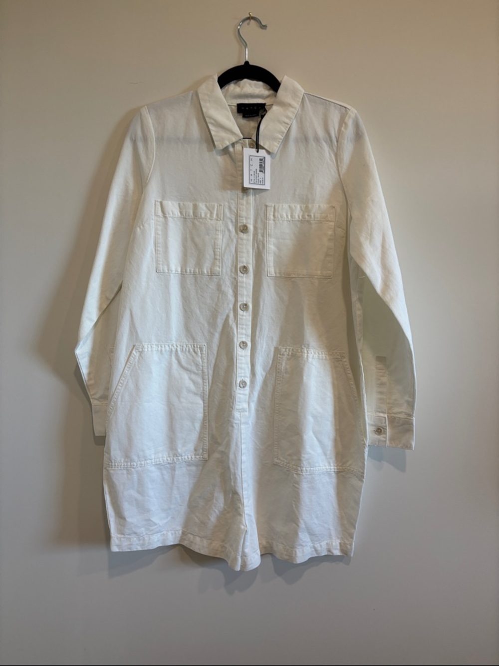 HATCH Collection Denim Utility Romper